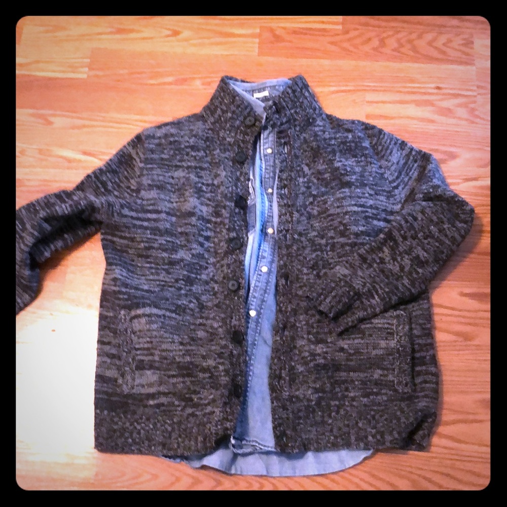 Express cardigan sweater, large